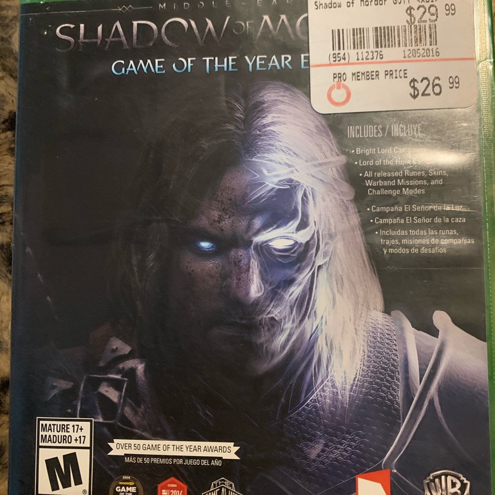 Middle-earth: Shadow of Mordor Game of the Year Edition - XBOX One